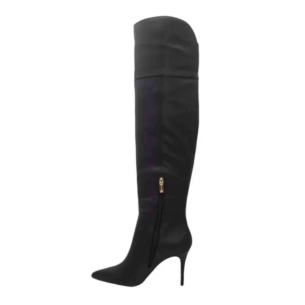 Jessica Simpson Women's Adysen Pointed Toe Over The Knee Boots Black Size 5 1/2